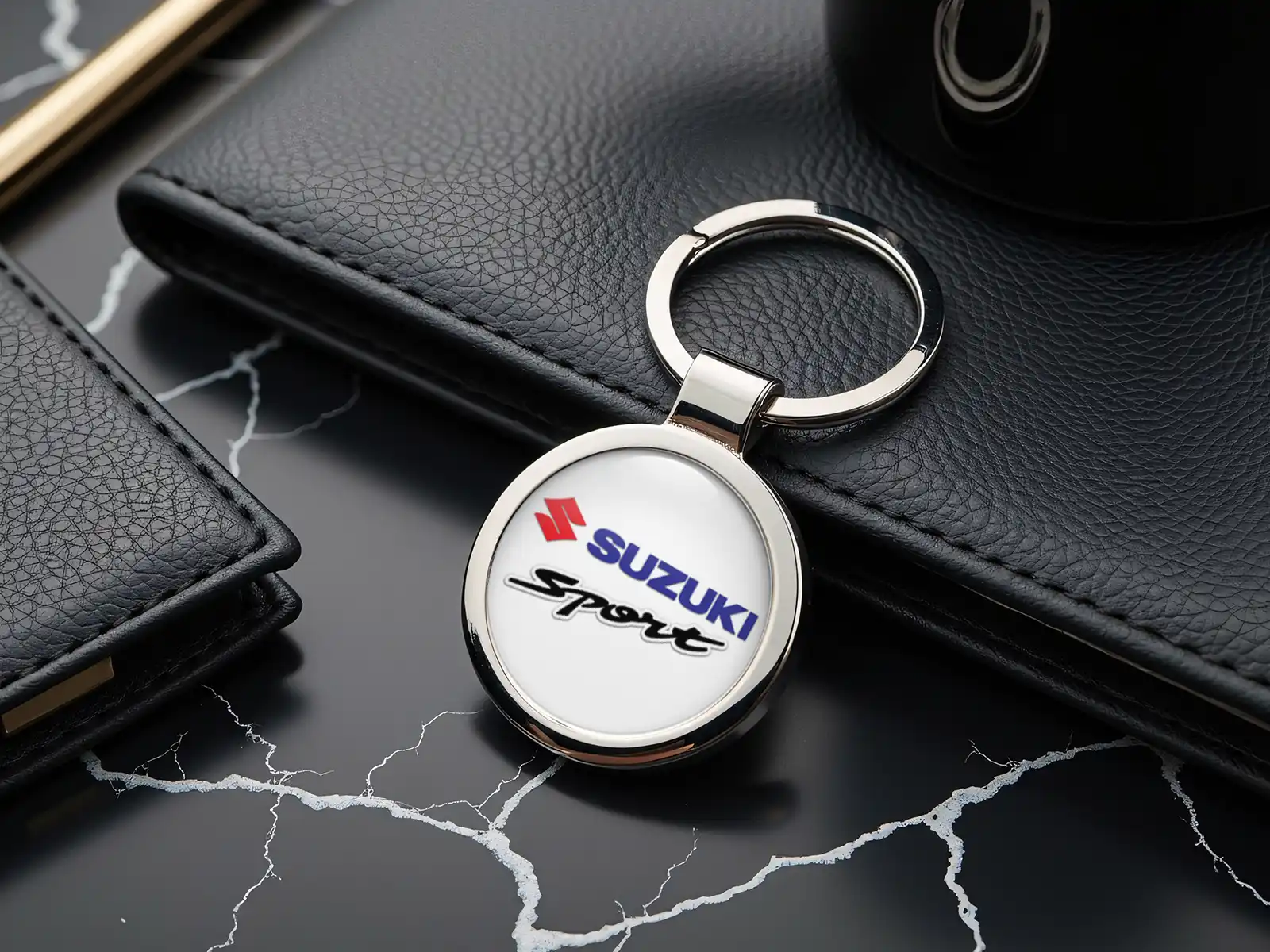 Suzuki Llaveros Anillos Máx Logo Custom